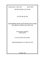 Người không được quyền hưởng di sản theo quy định của pháp luật việt nam  