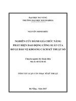 Nghiên cứu đánh giá chức năng phát hiện dao động công suất của rơle bảo vệ khoảng cách kỹ thuật số