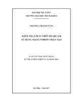 Kiểm tra lỗi in trên rearcase sử dụng mạng nơ ron nhân tạo