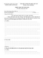 Mãu danh gia nhan xet GV