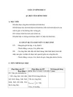 Giáo án Hình học 8 chương 2 bài 5: Diện tích hình thoi