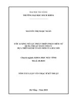 Ước lượng nỗ lực phát triển phần mềm sử dụng thuật toán tối ưu dựa trên hành vi săn mồi của bầy sói