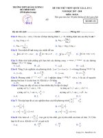 Đề thi thử môn toán 2018 THPT quốc gia lần 2 trường quảng xương 1 – thanh hóa 