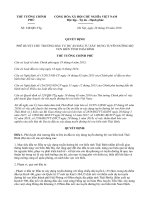 Quyết định 348qđ TTg năm 2018 phê duyệt chủ trương đầu tư dự án đầu tư xây dựng tuyến đường bộ ven biển tỉnh thái bình do thủ tướng chính phủ ban hành