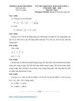 Đề  đa HSG toán 7 huyện hòa bình 2009 2010 