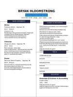 Các mẫu CV xin việc đẹp