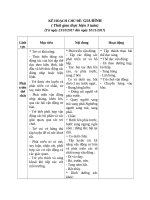 giáo án mầm non chủ đề gia đình lớp 3 tuổi