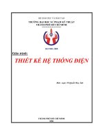 Giáo trình thiết kế hệ thống điện 