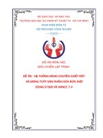 HỆ THỐNG CHIẾT rót ĐÓNG TUÝP sửa rửa mặt