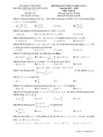 Đề KSCL toán 10 năm 2017 – 2018 trường nguyễn viết xuân – vĩnh phúc lần 3 