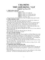 giáo án mầm non chủ đề động vật lớp 3 tuổi