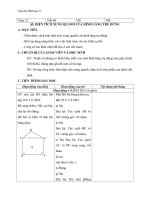 Giáo án Hình học 8 chương 4 bài 5: Diện tích xung quanh của hình lăng trụ đứng