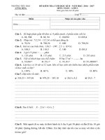 bộ đề thi toán lớp 5