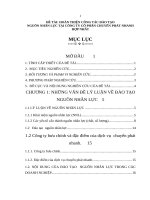 LVTS đề tài HOÀN THIỆN CÔNG tác đào tạo NGUỒN NHÂN lực tại CÔNG TY cổ PHẦN CHUYỂN PHÁT NHANH hợp NHẤT