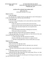 ĐỀ THI THỬ MÔN VĂN VÀO LỚP 10