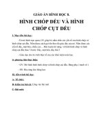 Giáo án Hình học 8 chương 4 bài 7: Hình chóp đều và hình chóp cụt