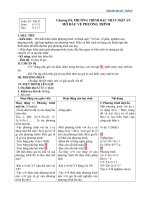 Giáo án Đại số 8 chương 3 bài 1: Mở đầu về phương trình