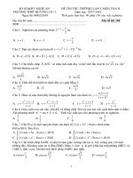 Đề thi thử THPTQG môn toán năm 2017 – 2018 lần 1 trường quỳnh lưu 1 – nghệ an 