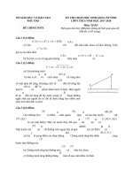 ĐỀ THI HSG TOÁN LỚP 9 