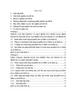 Luận văn thạc sỹ   tranh tụng tại phiên tòa sơ thẩm vụ án hình sự