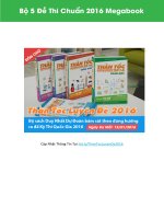 Bộ đề chuẩn 2016 megabook tiếng anh