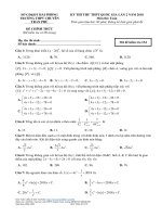 Đề thi thử toán THPTQG 2018 trường THPT chuyên trần phú – hải phòng lần 2 