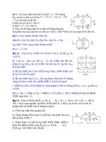 Bài tập về mạch cầu môn vật lý 9