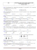 10 đề kiểm tra 1 tiết chương phương pháp tọa độ trong không gian có đáp án