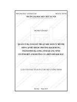Quản lý hạ tầng kỹ thuật khu dân cư đô thị hòn cặp bè thuộc phường bạch đằng, thành phố hạ long, tỉnh quảng ninh có tính đến ảnh hưởng của biến đổi khí hậu (tt) 