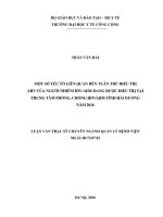 Một số yếu tố liên quan đến tuân thủ điều trị ARV của người nhiễm HIV AIDS đang được điều trị tại trung tâm phòng, chống HIV AIDS tỉnh hải dương 