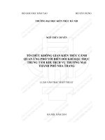 Tổ chức không gian kiến trúc cảnh quan ứng phó biến đổi khí hậu trục trung tâm dịch vụ   thương mại thành phố nha trang (tt) 