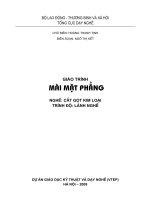 Giáo Trình Mài Mặt Phẳng