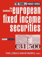 The handbook of european fixed income securities 
