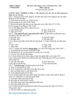 HSG KHXH(Sử) vĩnh tường 2014 2015(l2) 