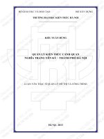 Quản lý kiến trúc cảnh quan nghĩa trang yên kỳ – thành phố hà nội (tt) 