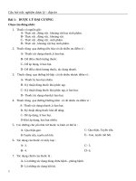 cau hoi trac nghiem duoc ly dai cuong