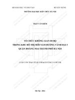 Tổ chức không gian đi bộ trong khu đô thị mới nam đường vành đai 3 quận hoàng mai thành phố hà nội (tt) 