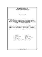 Thành lập bản đồ địa chính tại xã Đông Hoàng  huyện Tiền Hải  tỉnh Thái Bình bằng máy toàn đạc điện tử và công nghệ tin học (Khóa luận tốt nghiệp)