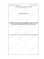 Nghiên cứu tính toán dao động tự so của dầm cao bằng phương pháp phần tử hữu hạn (tt) 