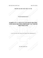 Nghiên cứu và đề xuất giải pháp thi công tầng hầm cho công trình khu vực thành phố vĩnh long (tt) 