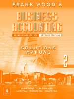 Manual of business accounting 2e by frank wood 