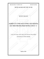 Nghiên cứu tính toán tường chắn hố đào sâu theo phương pháp đường cong p y (tt) 