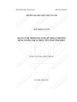 Quản lý hệ thống hạ tầng kỹ thuật phường hùng vương thị xã phúc yên tỉnh vĩnh phúc (tt) 