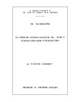 Giải pháp nâng cao giá trị thương hiệu xi măng công nghiệp vicem hà tiên 