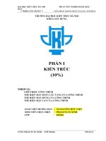 Thuyết Minh Full Đồ Án Tốt Nghiệp Ngành Xây Dựng Dân Dụng