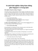So sánh kinh nghiệm chống tham nhũng giữa Singapore và Trung Quốc