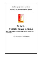 tổng quan về các phương pháp xử lý khí thải từ lò đốt chất thải rắn 