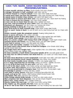 CÁC CẤU TRÚC TRONG TIẾNG ANH