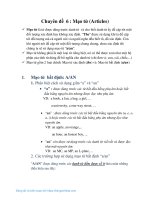 Tài liệu tiếng anh: Mạo từ trong tiếng anh