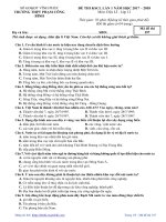 ĐỀ THI HỌC SINH GIỎI ĐỊA (P4)